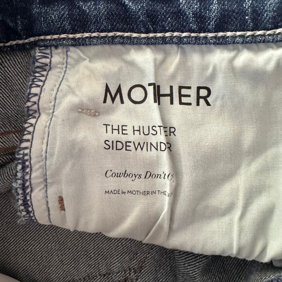 Mother The Hustler Sidewinder Jeans 27 Cowboys Don’t Cry Flare High Rise - Picture 5 of 14
